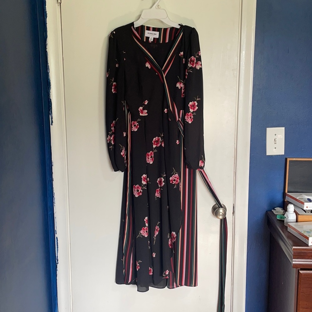 Floral knee length dress